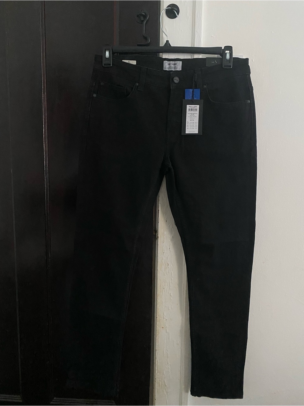 ONLY & SONS Men’s Slim Jeans in Black